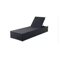 Ležaljka Arhus 70x198 crna