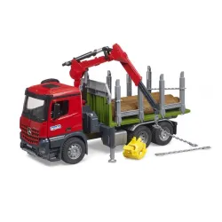Kamion Mb Arocs sa kranom i drvima 036690