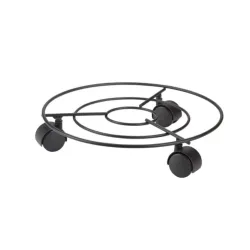 Kolica za saksije Ø30x6 crna