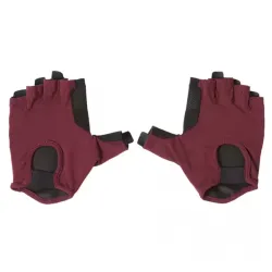 Rukavice za trening sa tegovima ženske prozračne - bordo