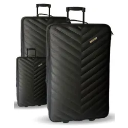 Set kofera 3/1 Sazio Doha Crna