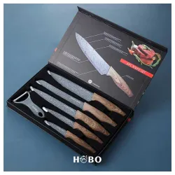 Set kuhinjskih noževa sa ljuštilicom Hobo KK006