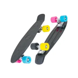 Skateboard penny (en) pw-506-22” crni sa točkićima u više boja