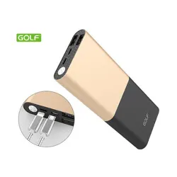 Power bank GOLF G27 10000mAh gold 2xUSB