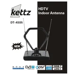 Sobna TV/FM antena Kettz DT-K035 + pojačivač