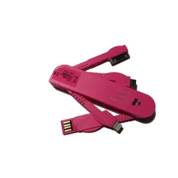 USB punjač univerzalni za mobilne pink