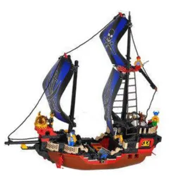 Sluban kocke piratski brod plavi