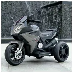 Dečiji Motor na akumulator na 3 točka 6V sivi