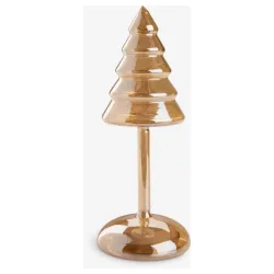 Dekorativna staklena novogodišnja jelka sa LED osvetljenjem unosi topao i prijatan praznični sjaj u dom.