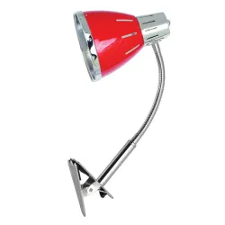 Stona lampa sa štipaljkom Elit crvena EL7958