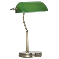 Stona bankarska lampa EL7940 staro zlato