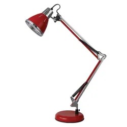 Stona tehnička lampa sa postoljem Elit EL7930 crvena