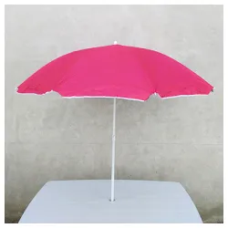 Suncobran za plažu Canopy 180 cm crveni 