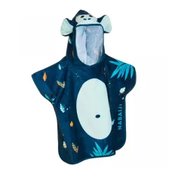 Tamnoplavi pamučni pončo Monkey za decu 