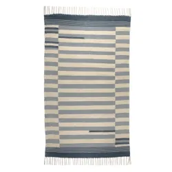 Tepih MEJ 90x150 prljavo bela/plava