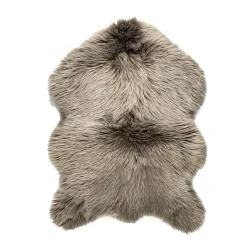 Tepih veštačka jagnjeća koža svetlo braon 