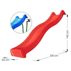 Tobogan vodeni spust od 265cm crveni