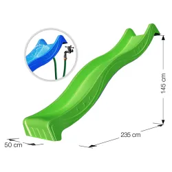 Tobogan vodeni spust od 265cm zeleni