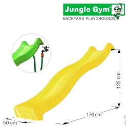 Tobogan vodeni spust od 220 cm žuti