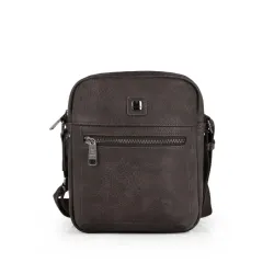 Torba na rame muška 18x22x6 cm Tibet braon