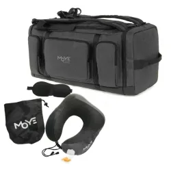 Trailblazer Multi-Backpack Grey O5 + Neck Pillow Grey