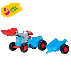 Traktor na pedale sa prikolicom i utovarivačem Rolly Kiddy Classic