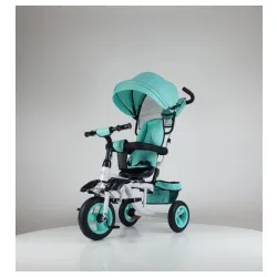 Tricikl Guralica Happybike Big model 419 sa mekanim rotirajućim sedištem - Zeleni