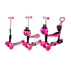 Trotinet MG-13 Bubamara 5u1 nosivost do 25kg roze