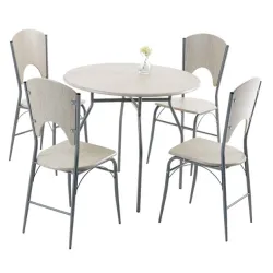 Trpezarijska garnitura Grey Ø90