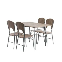 Trpezarijski sto Holm + 4 stolice (hrast)