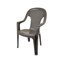 Stolica Valentina Ratan tamna moka 