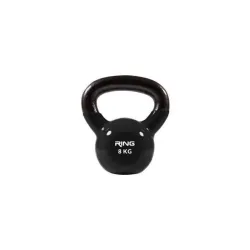 RING Kettlebell metal+vinyl 8kg crni RX DB2174-8 black