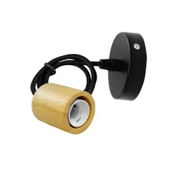 Viseće grlo E27 sa tekstilnim kabelom