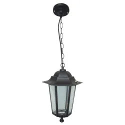 Viseći baštenski fenjer crni