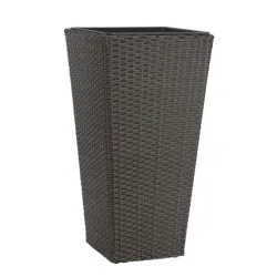 Visoka saksija 36 x 36x 70 braon