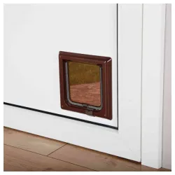 Vratanca za mačke  sa 2 načina rada  21×21cm braon TRIXIE