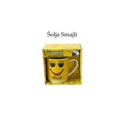 Šolja smajli sa kašičicom