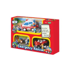 Igračka set 3u1 WOW  Emergency Rescue 