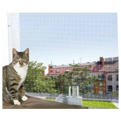 Zaštitna mreža za mačke 3 x 2 m bela providna