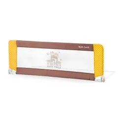 Zaštitna ograda za krevet-Beige & Yellow Happy Family
