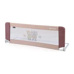 Zaštitna ograda za krevet Beige Baby Owls