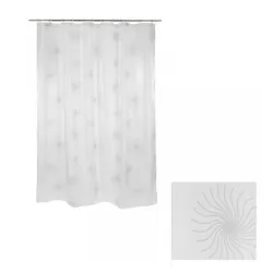 Zavesa za kadu bela SUN 180 cm x 230 cm