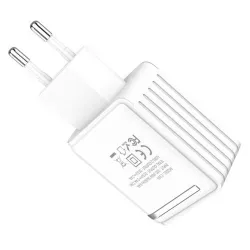 Zidni USB punjač Hoco C39A dual-port Beli