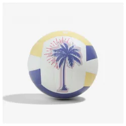 Žuto ljubičasta  lopta za odbojku na pesku Classic vel 5