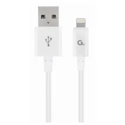 CC-USB2P-AMLM-2M-W Gembird 8-pin charging and data cable, 2m, white