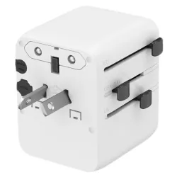 Travel adapter TPA-1A2C20-01-W Gembird Univerzalni 20W