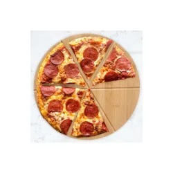 KINGHOFF KH1565 DASKA ZA SEČENJE PIZZE BAMBUS 35CM