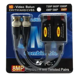 BALUN-CA10 Gembird BNC pasivni video balun do 8 megapiksela cena je za Par