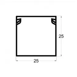 Kanalica ME-25x25mm 2m samolepljiv kablovski kanal PVC