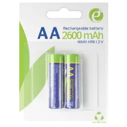 EG-BA-AA26-01 ENERGENIE 2600mAh AA, PAK2 CK, PUNJIVE NiMH baterije (rechargeable)